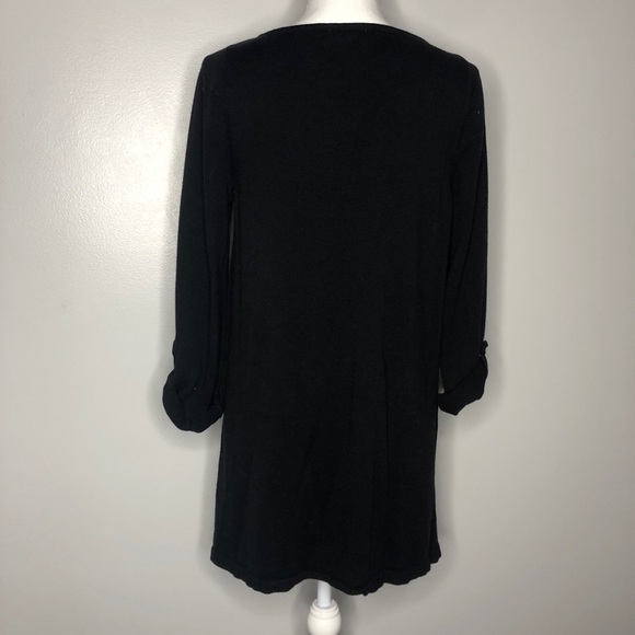 Caslon Roll Sleeve Tunic Sweater Mini Dress with Drop Pockets - Picture 6 of 9